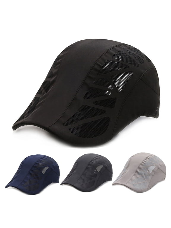 Quick Dry Cap Lightweight Running Hats Outdoor Airy Mesh Adjustable Sports Sun Hat UV Protection Hat for Men Women