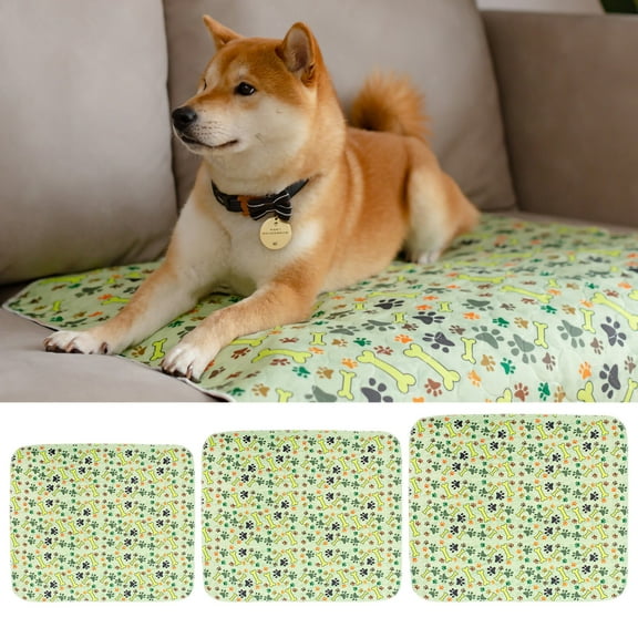 Happy Date Reusable Underpads, Incontinence Bed Pads for  Pets with Super Absorbent Layer and Washable Waterproof Backing, Ideal for Cats, Dogs