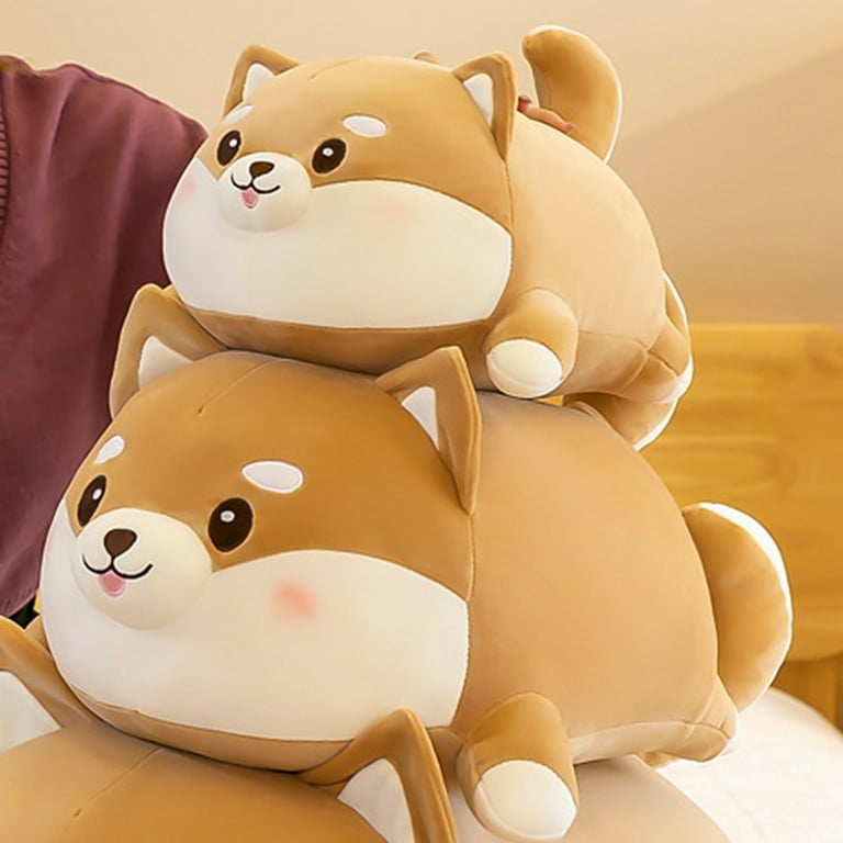 Happy Date Shiba Stuffed Animal Plush Pillow Cute Anime Corgi