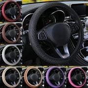 Happy Date Universal Vehicle Steering Wheel Cover, 14.96 In, Silk