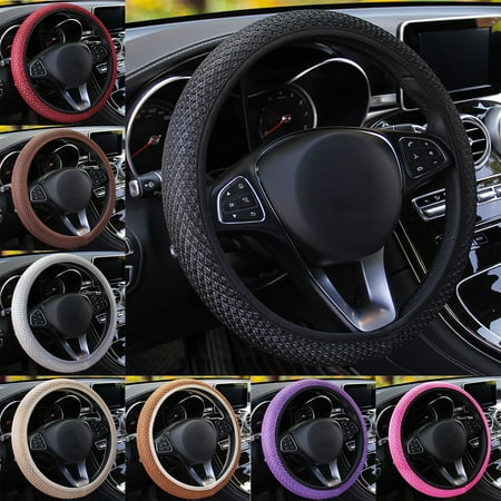 Happy-Date-Universal-Vehicle-Steering-Wheel-Cover-Ice-Silk-Breathable-Microfiber-Non-Slip-Warm-Winter-Cool-Summer-Cover-Men-Women