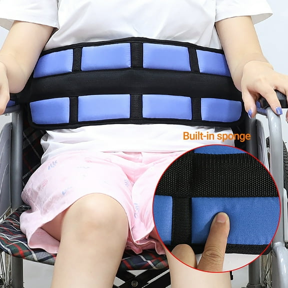 Happy Date Wheelchair Seat Belt Medical Restraints Straps Patients Cares Safety Harness Chair Waist Lap Strap for Adult