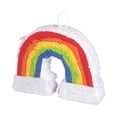 thumbnail image 1 of Happy Day Rainbow Pinata - Party Decor - 1 Piece, 1 of 2