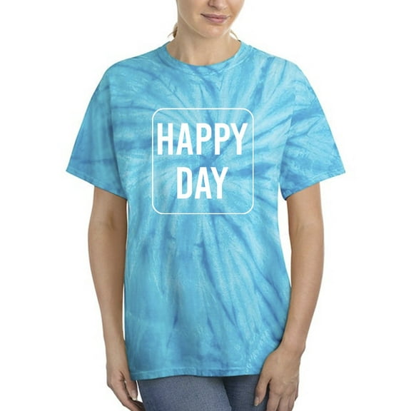 Happy Day Tie-Dye Cyclone Women -Smartprints Designs, Female Large