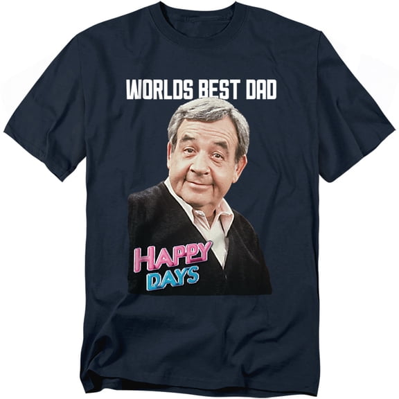 Happy Days - Best Dad - Short Sleeve Shirt - Small