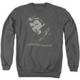 thumbnail image 1 of Happy Days Cool Fonz Adult Crewneck Sweatshirt Charcoal, 1 of 1