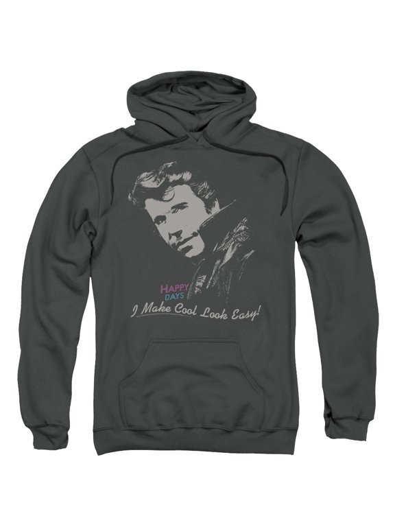 Happy Days - Cool Fonz - Pull-Over Hoodie - Large