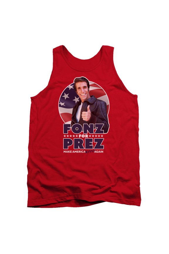 Happy Days - Fonz For Prez - Tank Top - X-Large