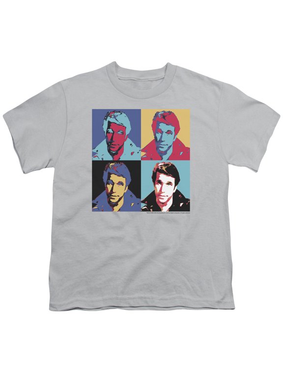 Happy Days - Fonz Pop - Youth Short Sleeve Shirt - X-Large