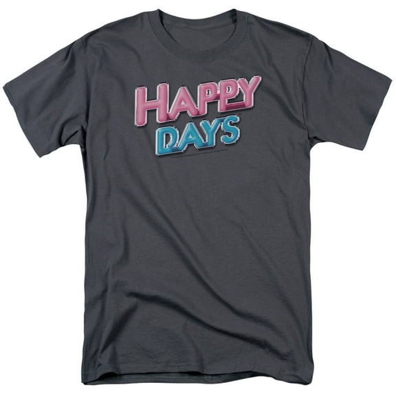 Happy Days Happy Days Logo Mens Short Sleeve Shirt