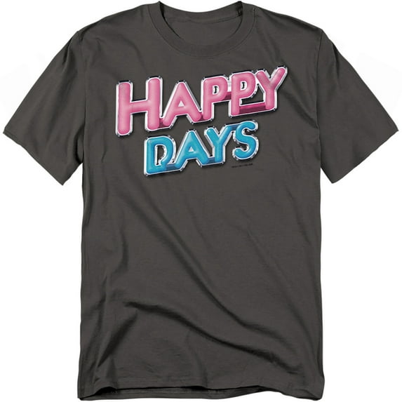 Happy Days Happy Days Logo Mens Short Sleeve Shirt