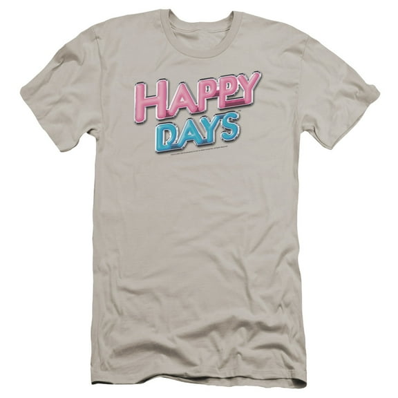 Happy Days - Happy Days Logo - Premium Slim Fit Short Sleeve Shirt - XX-Large