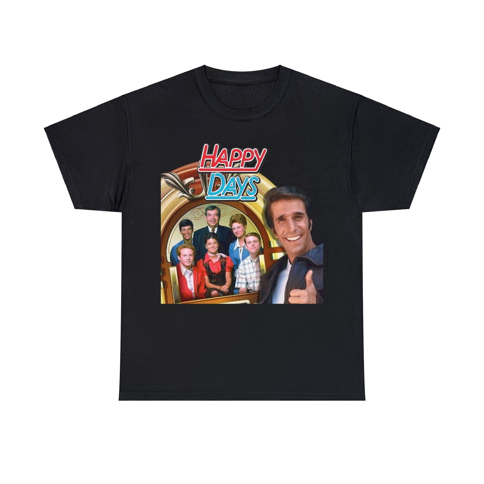 Happy Days Heavy Cotton Tee, Ron Howard, Henry Winkler, Tom Bosley