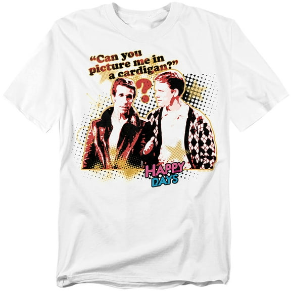 Happy Days - No Cardigans - Short Sleeve Shirt - Small