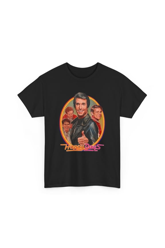 Happy Days Retro T-Shirt, Vintage 70s Vibes Graphic Tee, Fun Nostalgic Top