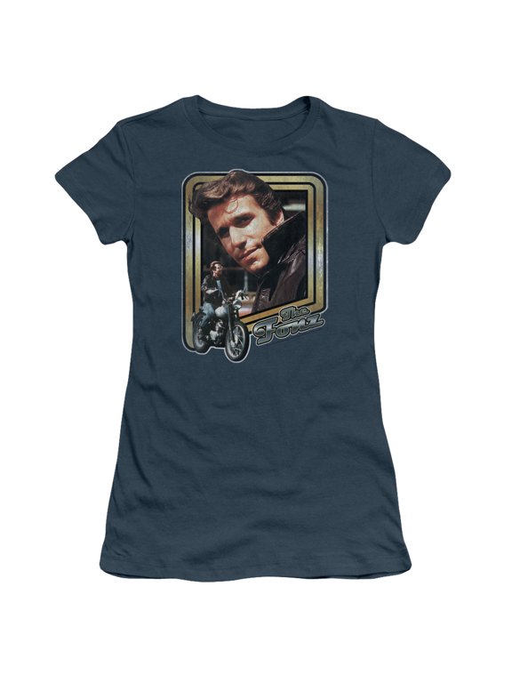 Happy Days/The Fonz S/S Junior Sheer Indigo Cbs144