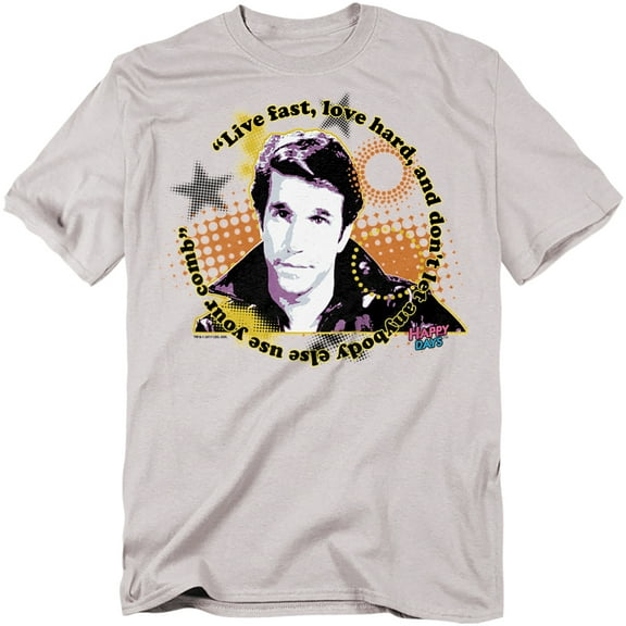 Happy Days - Words To Live By - Short Sleeve Shirt - Large