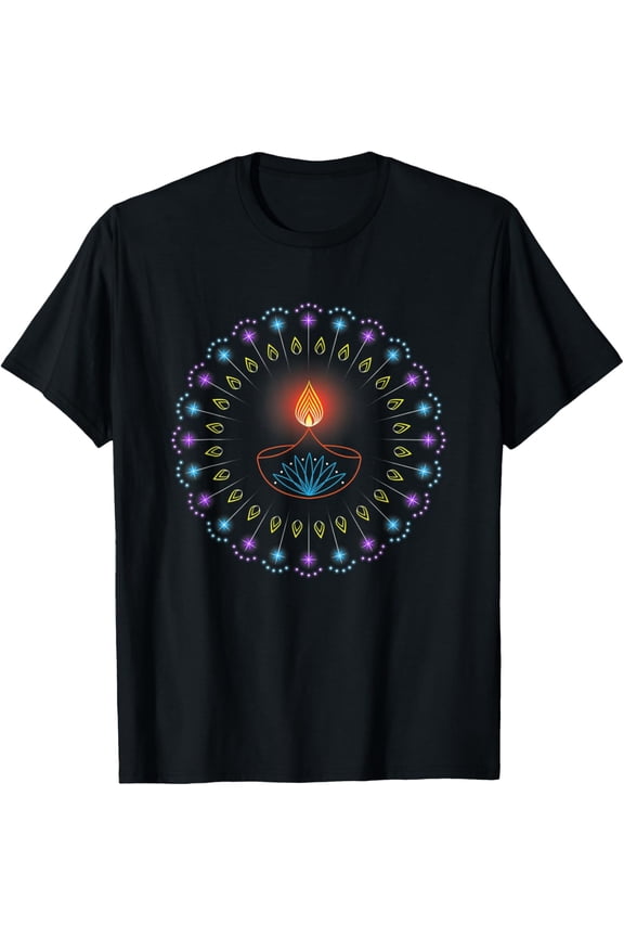Happy Diwali Diya Deepavali Festival of Lights Gifts T-Shirt