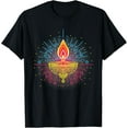 thumbnail image 1 of Happy Diwali Diya Deepavali Lakshmi Festival of Lights Gifts T-Shirt, 1 of 4