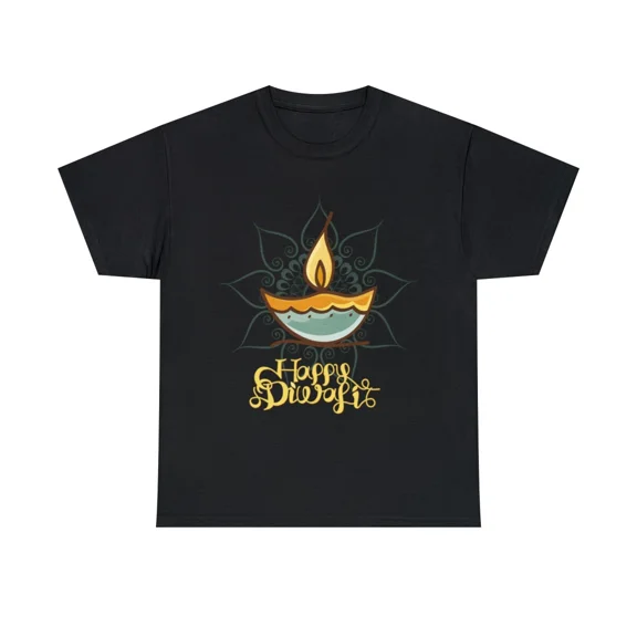 Happy Diwali Festival Of Lights Cultural Celebration Gift Unisex T-Shirt, up to size 5XL