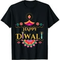 thumbnail image 1 of Happy Diwali Festival of Light Diva Lanterns T-Shirt, 1 of 4