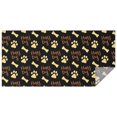 thumbnail image 1 of Happy Dog and Footprints Rectangle Tablecloth 60"x120",Waterproof Polyester Rectangle Table Cloth, Wipeable Spillproof Polyester Tablecloth for Dining, Camping, Indoor and Outdoor, 1 of 6