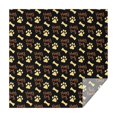 thumbnail image 1 of Happy Dog and Footprints Square Tablecloth,Waterproof Square Table Cover,Wipeable Spillproof Washable Table Cover for Home Kitchen Party Decor 42"X42"(107x107cm), 1 of 6