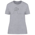 thumbnail image 1 of Happy Dog Portrait Design T-Shirt Women -Image by Shutterstock, Female x-Large, 1 of 2