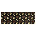 thumbnail image 1 of Happy Dog and Footprints Kitchen Rug Mat,Kitchen Runner Rugs Non Skid Washable,Decorative Kitchen Floor Mats for Kitchen,Sink,Laundry,17"X47", 1 of 5
