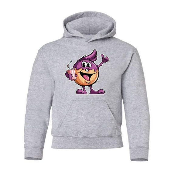 Happy Donut Hoodie Juniors -Image by Shutterstock, Small