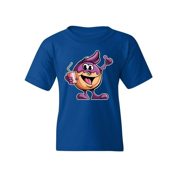 Happy Donut T-Shirt Juniors -Image by Shutterstock, x-Small