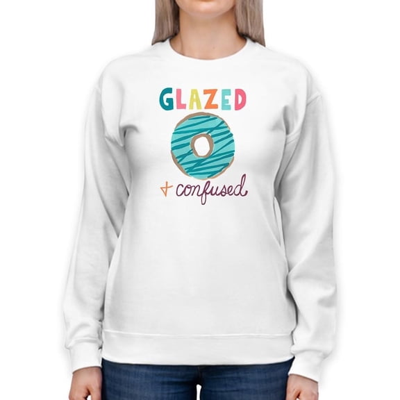 Happy Donuts Iii Sweatshirt Women -June Erica Vess Designs, Female Medium