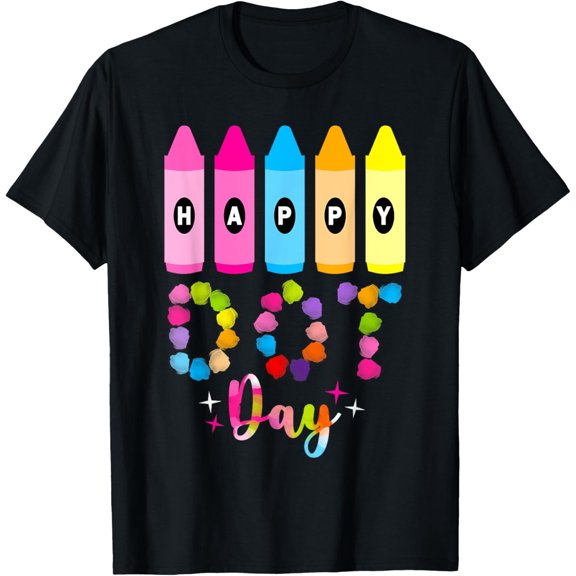 Happy Dot Day 2025 Teacher Kids Girls Colorful Polka Dot Day T-Shirt