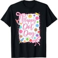 thumbnail image 1 of Happy Dot Day Bow Coquette For Teacher Girls T-Shirt Size S-5XL, 1 of 4