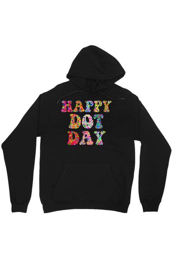 Happy Dot Day International Dot Day Colorful Dot Retro Graphic, Best Gift M6823 Unisex Hoodie, Up to Size 5XL