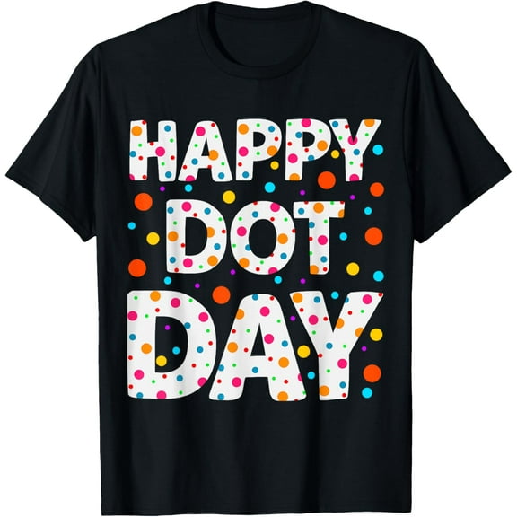 Happy Dot Day International Dot Day Colorful Dot Retro T-Shirt