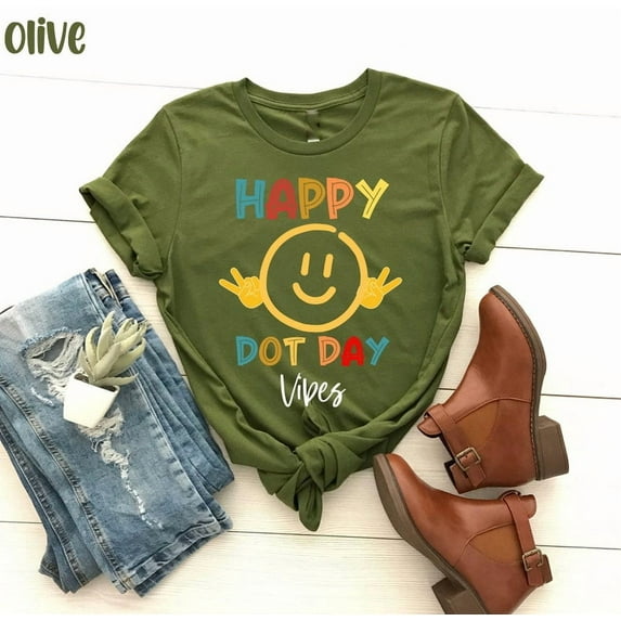 Happy Dot Day T-Shirt, International Dot Day Shirt, Dot Day Celebration, Teacher T-Shirt, Dot Day Teacher Shirt, Dot Day 2023 Shirt