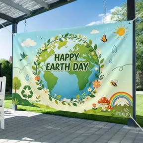 Environmental Day Event Earth Day Party Decorations for Eco Events