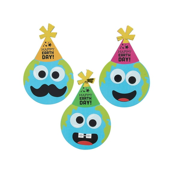 Happy Earth Day Celebration Magnet Craft Kit  Makes 12