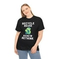 thumbnail image 1 of Happy Earth Day Environmental Symbol Reuse Renew Rethink Environment Womens Plus Size Tops, 1 of 4