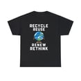 thumbnail image 1 of Happy Earth Day Environmental Symbol Reuse Renew Rethink Environmental Mens T Shirts Plus Size Big and Tall, 1 of 4