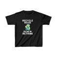 thumbnail image 1 of Happy Earth Day Recycling Symbol Reuse Renew Rethink Recycle Boys Tshirts, 1 of 4