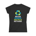 thumbnail image 1 of Happy Earth Day Recycling Symbol Reuse Renew Rethink Recycle Women Tops, 1 of 4