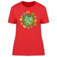thumbnail image 1 of Happy Earth Day Round Planet T-Shirt Women -Image by Shutterstock, Female x-Large, 1 of 2
