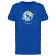 thumbnail image 1 of Happy Earth Day Sketch T-Shirt Men -Image by Shutterstock, Male 3X-Large, 1 of 2
