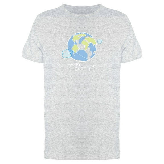 Happy Earth Day Sketch T-Shirt Men -Image by Shutterstock, Male XX-Large