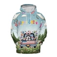 thumbnail image 1 of Happy Easter Alaskan Malamute American Flag Truck Bunny Ears All Over Print 3D Hoodie Unisex Merch Hoodies Alaska Mal Dog Lovers Gifts - 03001, 1 of 6