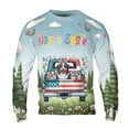 thumbnail image 1 of Happy Easter Australian Shepherd American Flag Truck Bunny Ears All Over Print 3D Sweatshirt Unisex Merch Aussie Dog Lover Gifts - 03001, 1 of 6