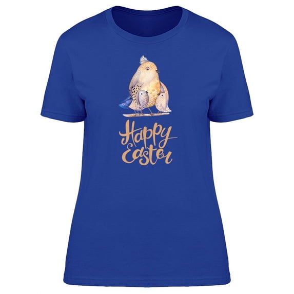 Happy Easter Bird Eggs T-Shirt Women -Image by Shutterstock, Female Medium