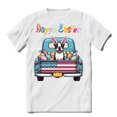 thumbnail image 1 of Happy Easter Boston Terrier American Flag Truck Bunny Ears Shirt T-shirt Unisex Merch Gentleman Dog Lover Gifts - 03001, 1 of 6
